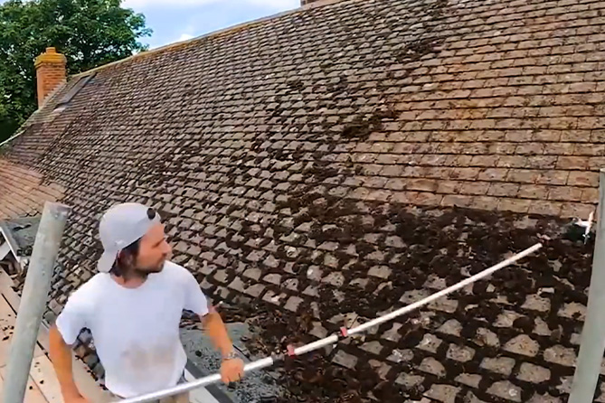 Removing debris