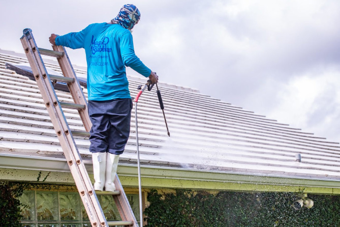 roof and gutter cleaning Galway
